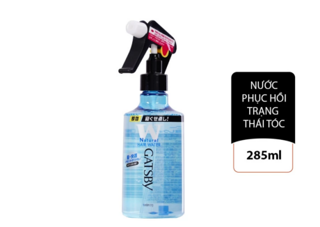 Nước Xịt Phục Hồi Trạng Thái Tóc Gatsby Natural Hair Water N 285ml