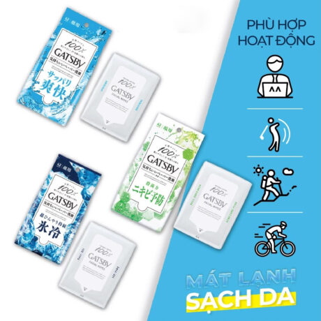 Khăn Lau Mặt Gatsby Facial Wipes 42 tờ