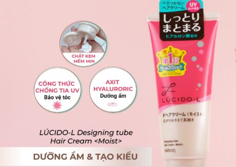 Kem Dưỡng Ẩm Và Tạo Kiểu Tóc LÚCIDO-L 150g