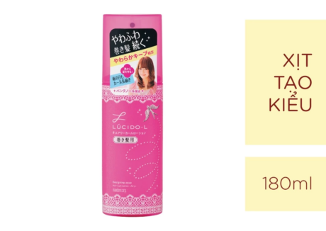 Nước Xịt Tạo Kiểu Tóc Xoăn Lúcido-L Designing Aqua Hair Curl Lotion Airy