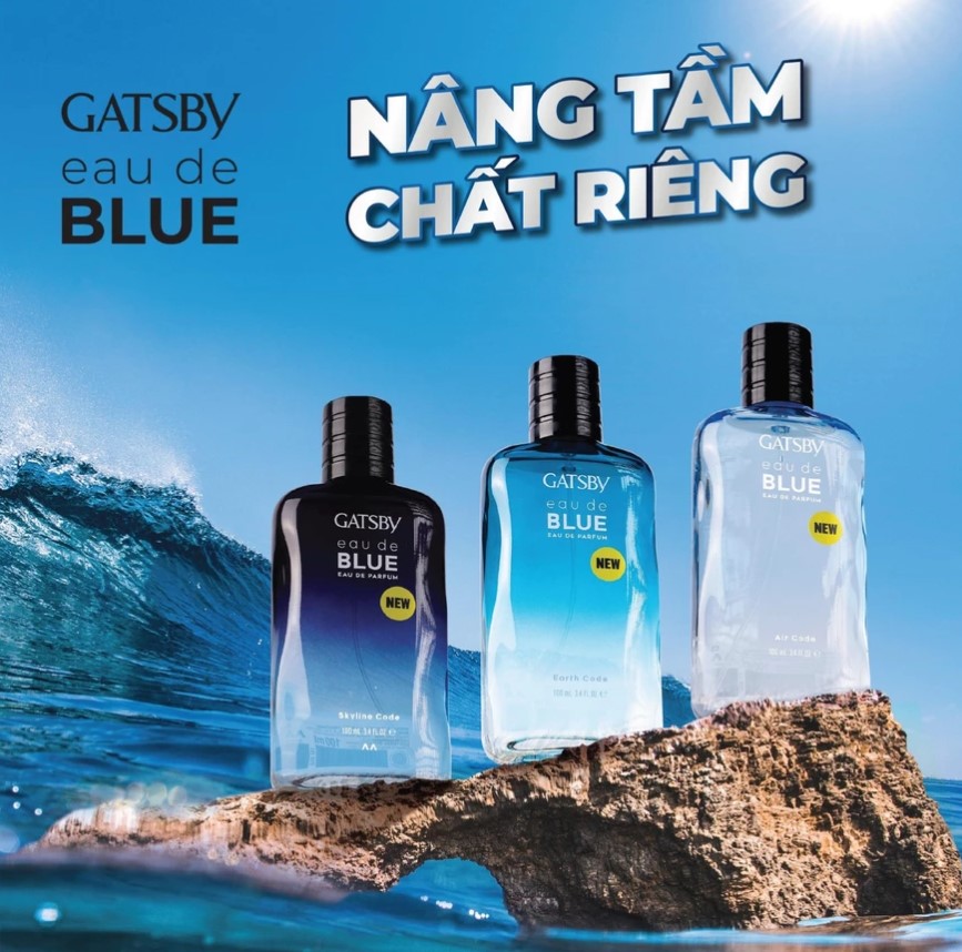 Nước Hoa Gatsby Eau De Blue Eau De Parfum 100ml